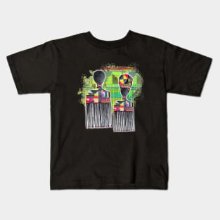 Kente Couple Kids T-Shirt